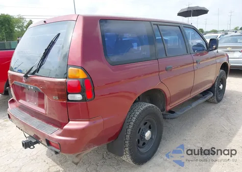 2000 Mitsubishi Montero Sport Es from USA, damaged, VIN JA4LS21H7YP813419